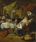 Jan Steen The Dissolute Household Germany oil painting artist